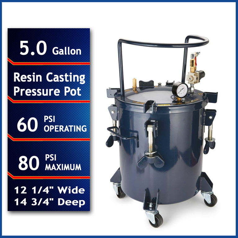 California Air Tools Pressure Pot for Resin Casting, Model 365CW