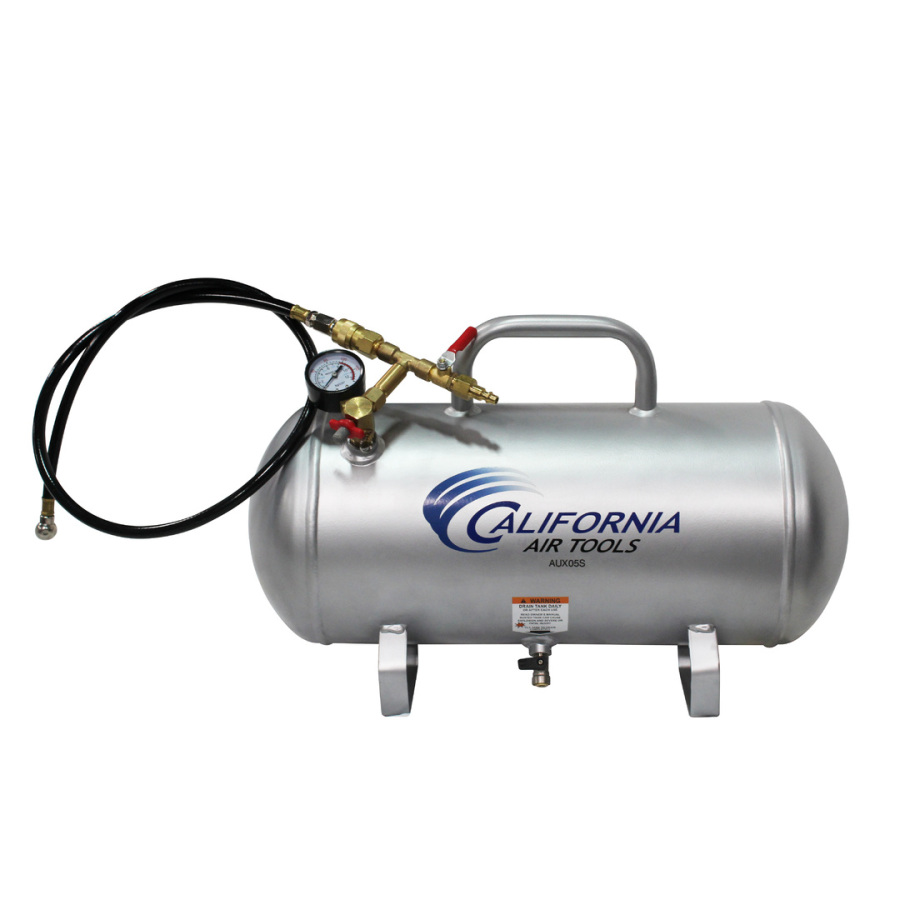 California Air Tools - The Largest Manufacture of Ultra Quiet, Oil-Free &  Lightweight Air Compressors - 365CH 5 Gal. Pressure Pot w/50' Hose